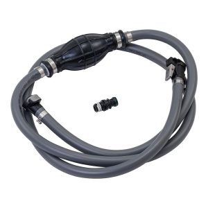 ATTWOOD 93806MUS7 Marine Boat Fuel Line Kit with Sprayless Fuel Connector, 6-Foot x 3/8-Inch - Mercury