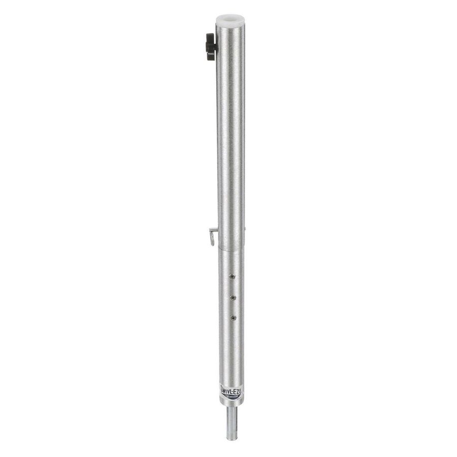 ATTWOOD SP2244ADJ SP-2244-ADJ Lock' N-Pin 0.75-inch Pin Post, Manually Adjustable from 25-31 Inches, Non-Threaded, Steel Pin, Brushed Aluminum