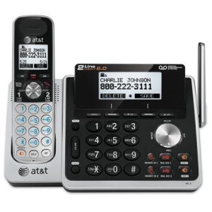 AT&T TL88102 2-Line Cordless System with ITAD