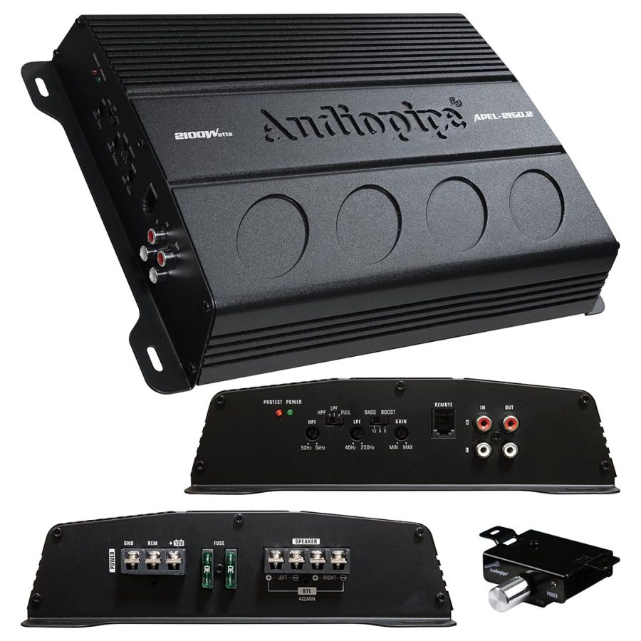 AUDIOPIPE APEL-2150.2 2 Channel Amplifier 2100 Watts