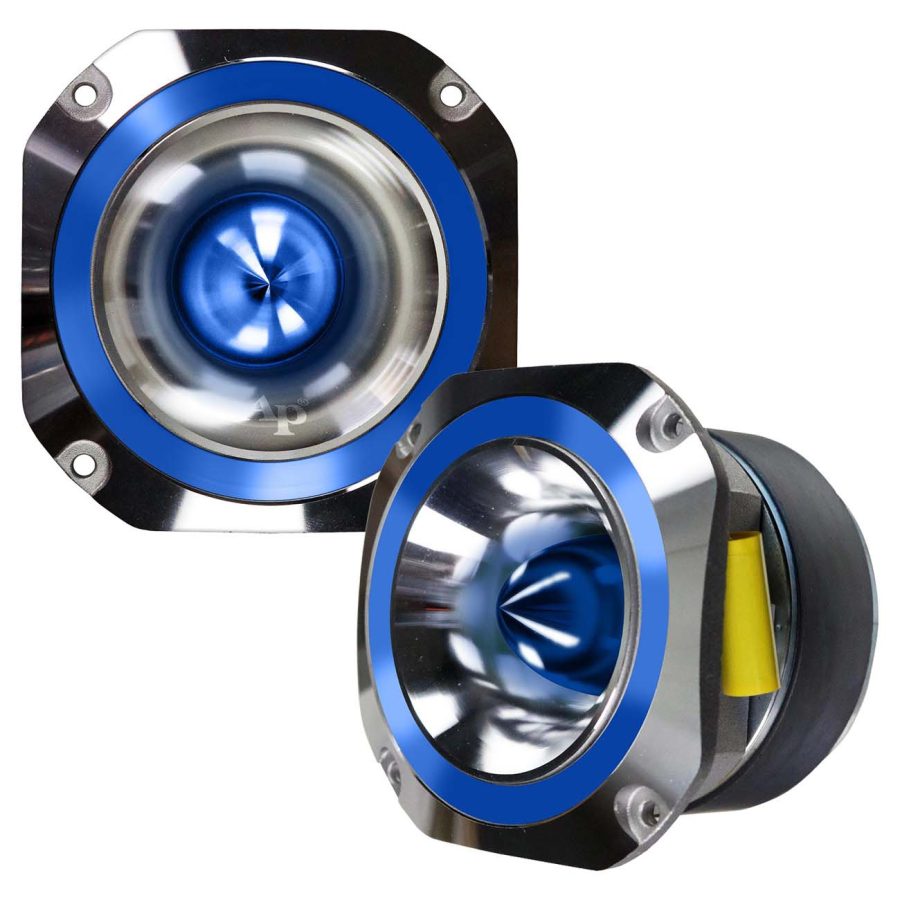 AUDIOPIPE ATR-4053-BLUE 4 INCH Heavy Duty Tweeter (Blue) 400W Max 4-8 Ohm (Sold Individually)