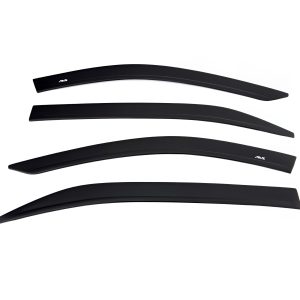 AVS 1774004 Low Profile Ventvisor / Rain Guard | Fits 2009 - 2023 Dodge Ram 1500,(19 - 23 Classic Body Only), 2010 - 2024 Ram 2500 & 3500 Mega/Crew Cab, Matte Black - 4 pcs.