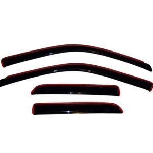 AVS 194101 Auto Ventshade in-Channel Ventvisor/Rain Guards | Fits 2009-2023 Ram 1500 (19-23 Classic Body Only), Quad Cab- Smoke, 4 pcs.