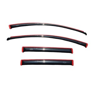 AVS 194141 In-Channel Ventvisor / Rain Guards | Fits 2007 - 2014 Ford Edge, 2007 - 2015 Lincoln MKX- Smoke, 4 pcs.