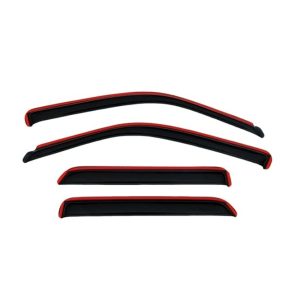 AVS 194167 In-Channel Ventvisor / Rain Guards | Fits 2010 - 2017 GMC Terrain- Smoke, 4 pcs.