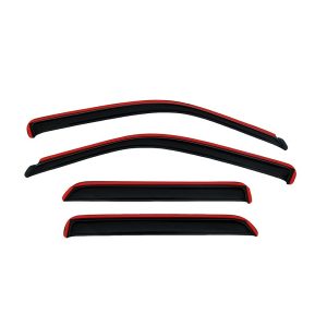 AVS 194243 In-Channel Ventvisor / Rain Guards | Fits 2005 - 2010 Jeep Grand Cherokee- Smoke, 4 pcs.