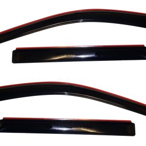 AVS 194252 Auto Ventshade In-Channel Ventvisor / Rain Guards | Fits 2011 - 2021 Jeep Grand Cherokee (Excludes Grand Cherokee L)- Smoke, 4 pcs.