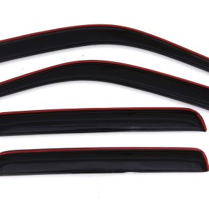 AVS 194832 In-Channel Ventvisor / Rain Guards | Fits 2006 - 2014 Honda Ridgeline- Smoke, 4 pcs.