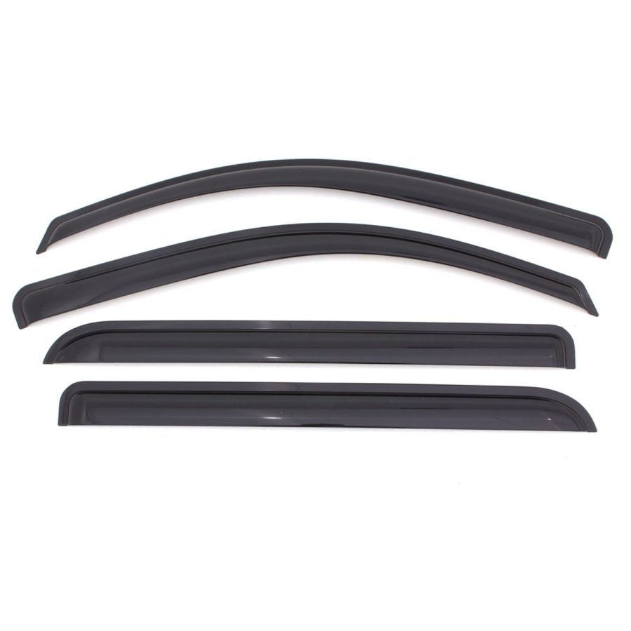 AVS 94024 Outside Mount Ventvisor / Rain Guards | Fits 1993 - 1997 Toyota Corolla Wagon- Smoke, 4 pcs.