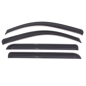 AVS 94084 Outside Mount Ventvisor / Rain Guards | Fits 2009 - 2015 Honda Pilot- Smoke, 4 pcs.