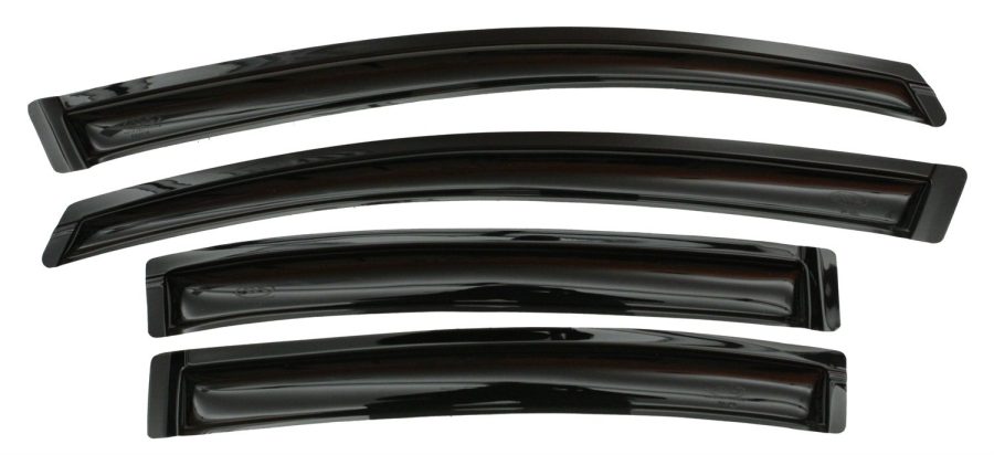 AVS 94462 Outside Mount Ventvisor / Rain Guards | Fits 2012 - 2015 Honda Civic Sedan- Smoke, 4 pcs.