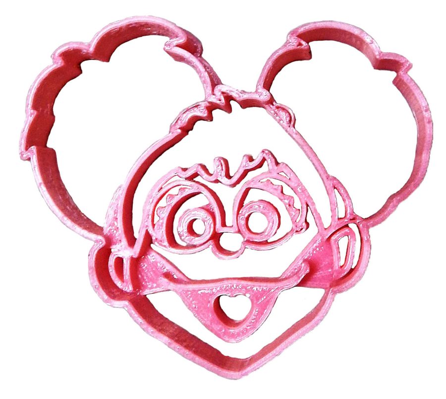 Abby Cadabby Face Sesame Street Muppet Fairy Cookie Cutter 3D Printed USA PR2248