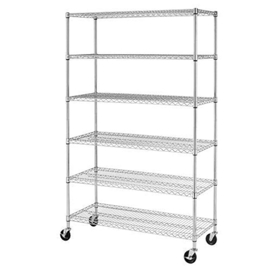 Adjustable Storage Shelves NSF Heavy Duty Metal Shelves Garage Organizer Wire Ra