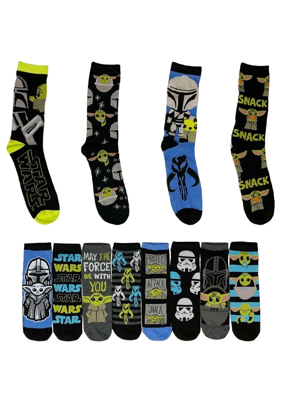 Adult Mandalorian 12 Days of Socks Gift Box