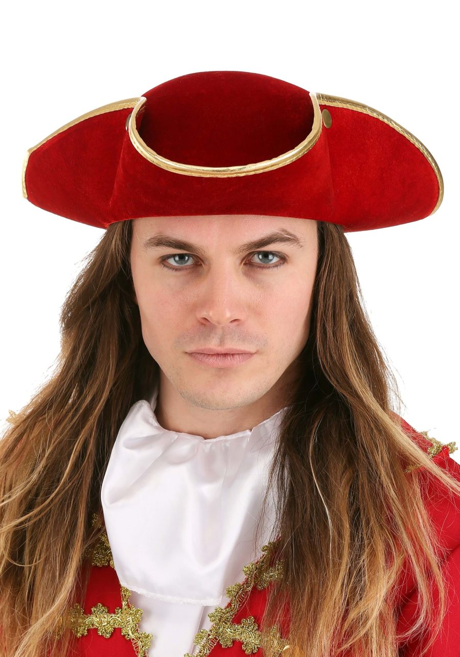 Adult Rum Pirate Red Costume Hat