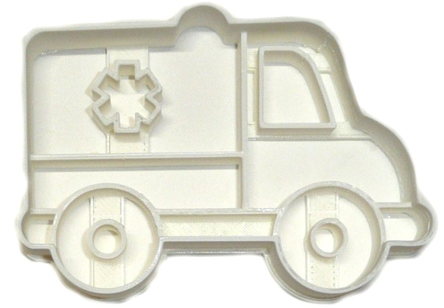 Ambulance Vehicle Medical EMT EMS Patient Transport Cookie Cutter USA PR2605