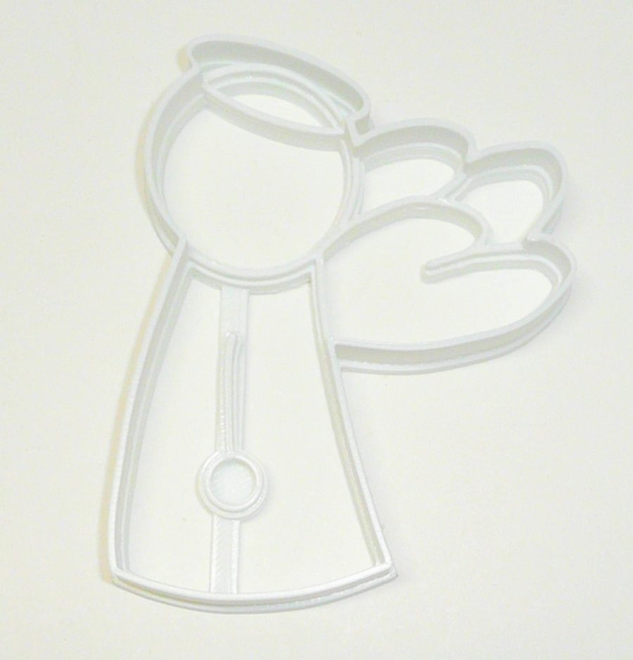 Angel with Detail Guardian Christmas Cookie Cutter USA PR2302