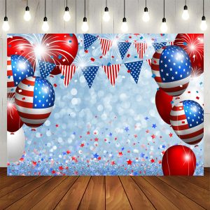 Aperturee 4Th of July Backdrop for Birthday Baby Shower