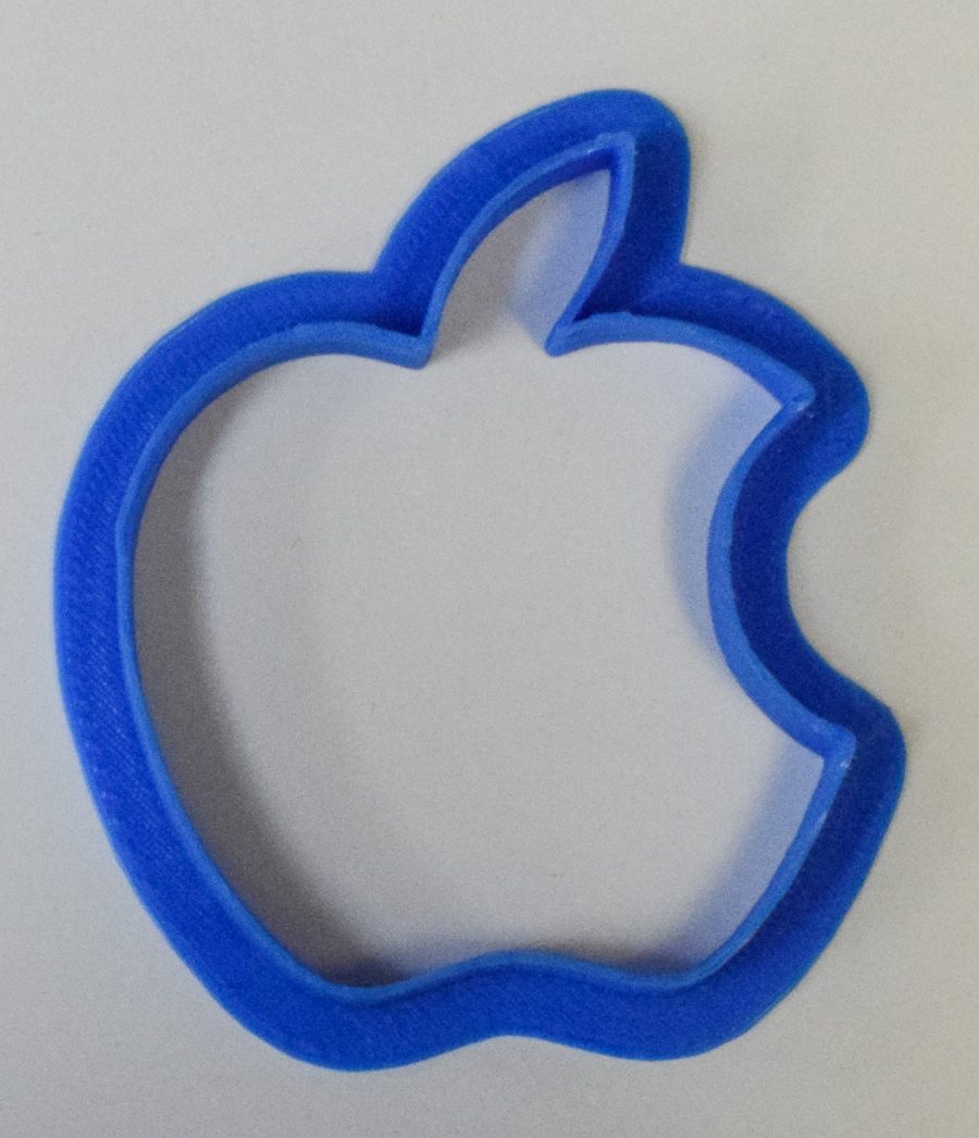 Apple Logo Brand Shape Computer Baking Cookie Cutter 3D Printed USA PR425