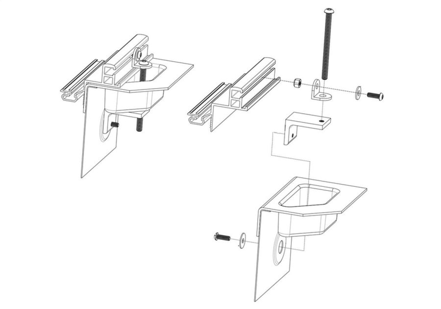 BAK PARTS-316A0003 Flip CS Stabilizer Bracket Kit For GM Trucks Flip CS Stabilizer Bracket Kit