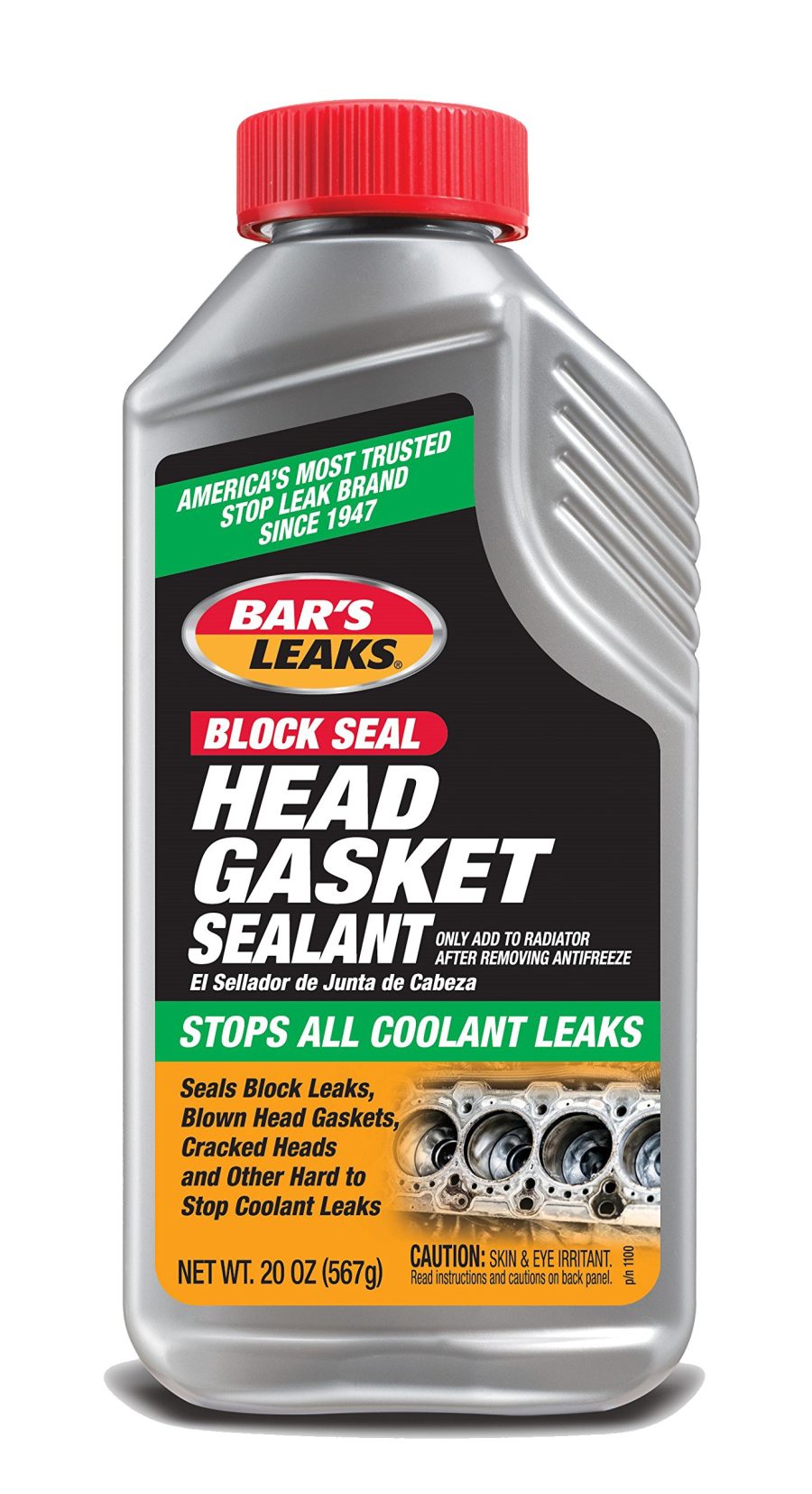 BARS LEAKS 1100 Head Gasket Repair - 20 oz.