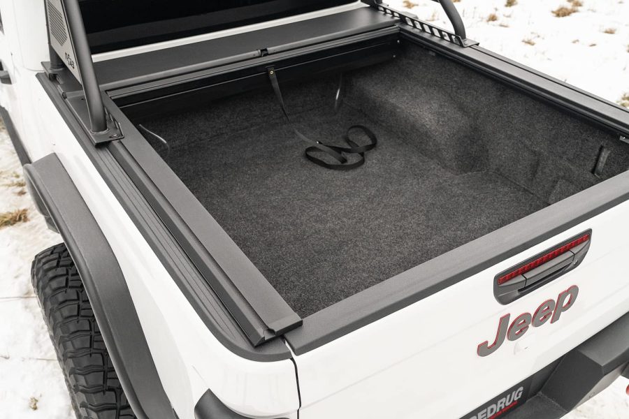 BEDRUG BRJ20SBK Classic Bed Liner | Fits 2020-2024 Jeep Gladiator 5FT Bed, Charcoal Grey