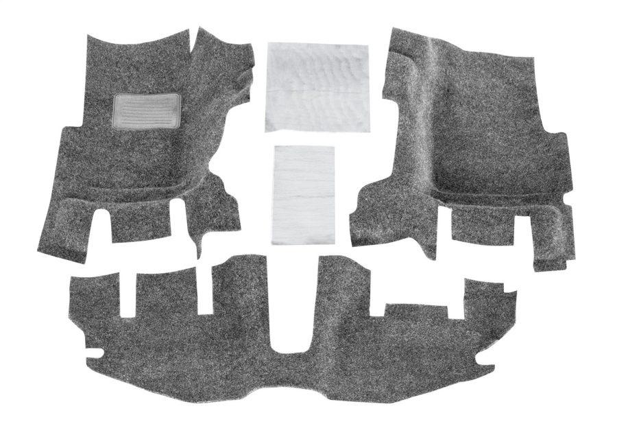 BEDRUG BRTJ97F Classic Bed Mat | 1997 - 2006 Jeep Wrangler TJ/LJ (w/cntr console, Heat Shields), Charcoal Grey