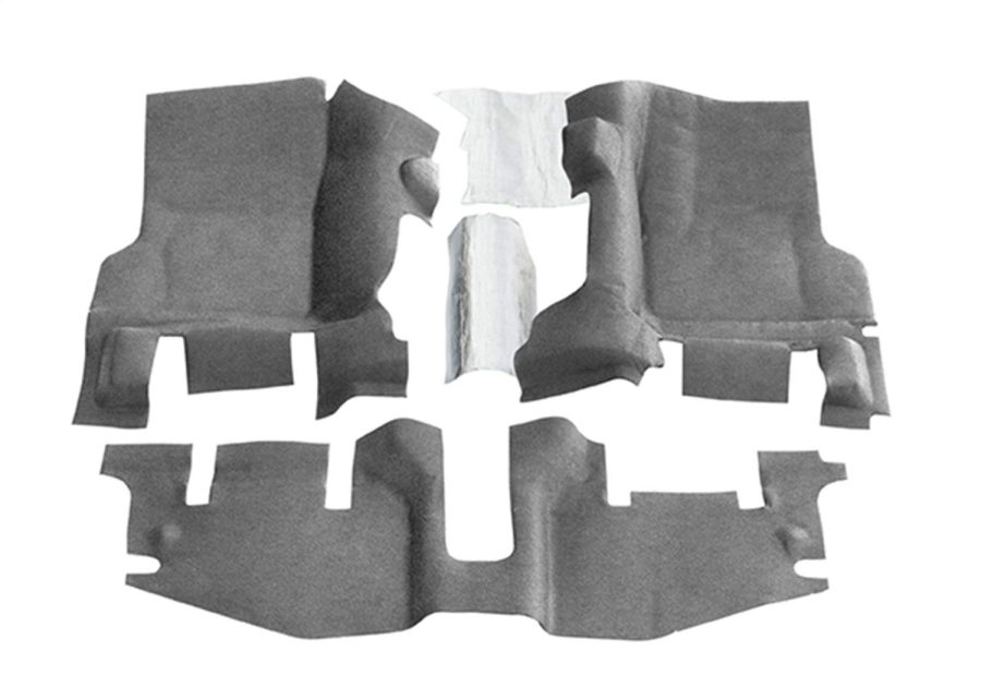 BEDRUG BTTJ97F Jeep Kit - BedTred fits 97-06 WRANGLER TJ/LJ FRONT 3PC FLOOR KIT (WITH CENTER CONSOLE) - INCLUDES HEAT SHIELDS