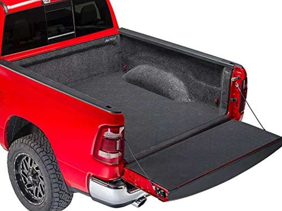 BEDRUG ILT19SBK Impact Bed Liner | Fits 2019-2024 Ram 1500 76.3 Bed (New Body Style), for Spray-in Bed Liners, BRZSPRAYON is required, Charcoal Grey