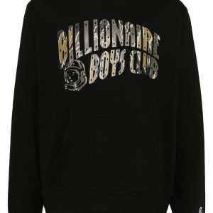 BILLIONAIRE BOYS CLUB Camo Arch Logo Hoodie Black