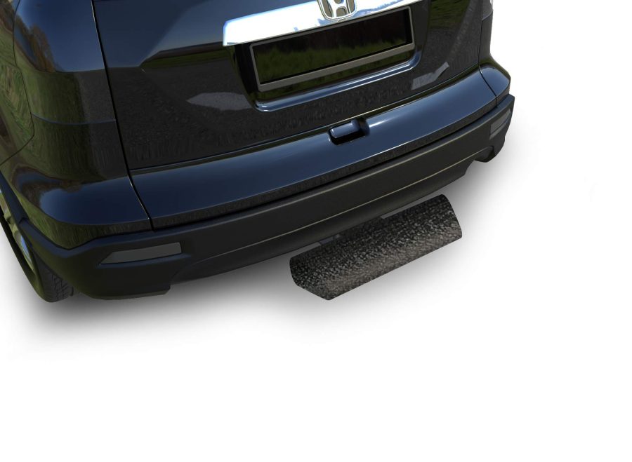 BLACK HORSE RAZ12T 2 INCH Inlet,12 INCH Length Black Razor Tow Hitch Step Rear Bumper Guard Protector Compatible with All Truck and SUVs Equipped with 2 INCH Receivers Come with Hitch pin and Anti-Rattling kit