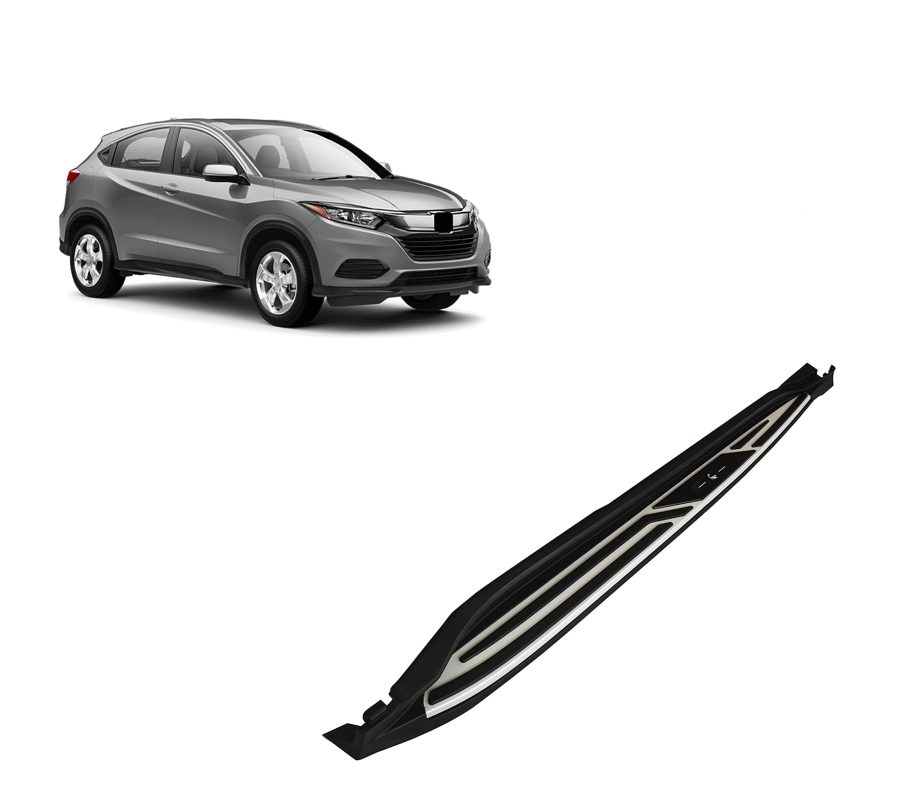 BLACK HORSE RHOHR-OE OEM Replica Running Boards Aluminum Compatible with 2017-2018 Honda HR-V