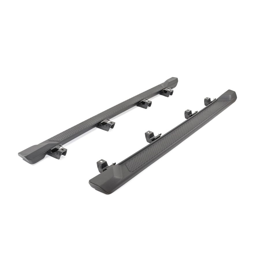 BLACK HORSE RJEGL20 OEM Replica Running Boards Textured Black Compatible with 2020-2024 Jeep Gladiator