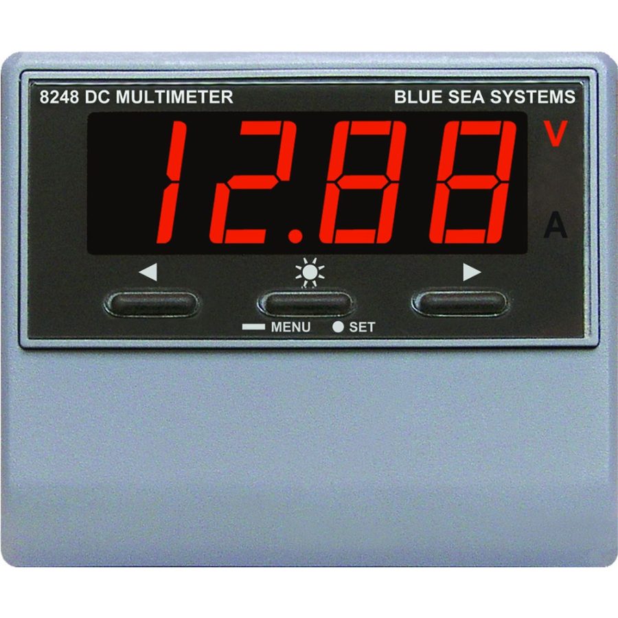 BLUE SEA 8248 DC DIGITAL MULTIMETER WITH ALARM