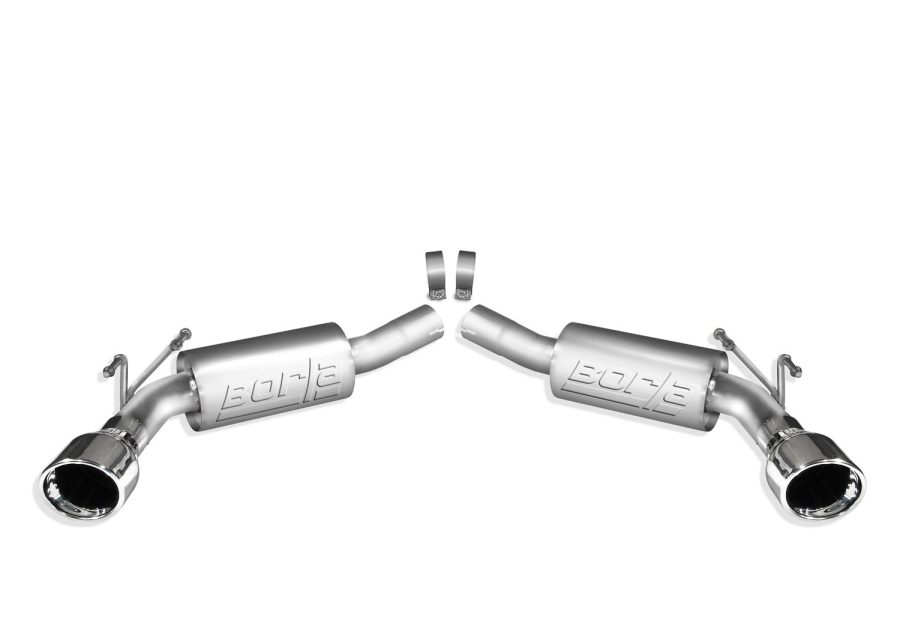 BORLA 11788 Axle-Back Performance Exhaust System for 2010-2013 Chevrolet Camaro SS 6.2L V8 Automatic/Manual Transmission Coupe/Convertible WITHOUT Ground Effects Package (GFX).