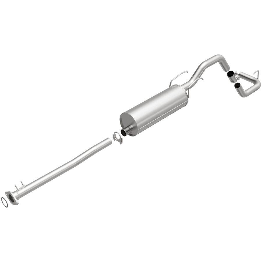 BRE EXHAUST 106-0219 Direct-Fit Replacement Exhaust System For 2000-2004 Toyota Tacoma 2.7L, For 121.9 INCH Wheelbase, For 103.3 INCH Wheelbase