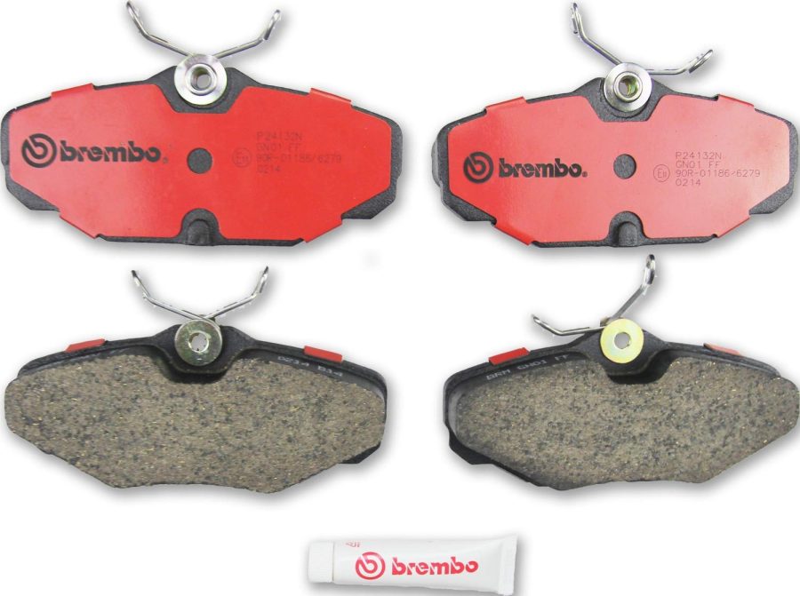 BREMBO P24132N Premium Ceramic Rear Disc Brake Pad Set FORD AUSTRALIA/FORD USA/LINCOLN OE# F8DZ2200AA