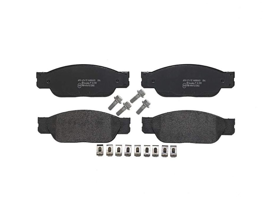 BREMBO P36012 Low-Met Front Disc Brake Pad Set FORD USA/JAGUAR/LINCOLN OE# XR858178