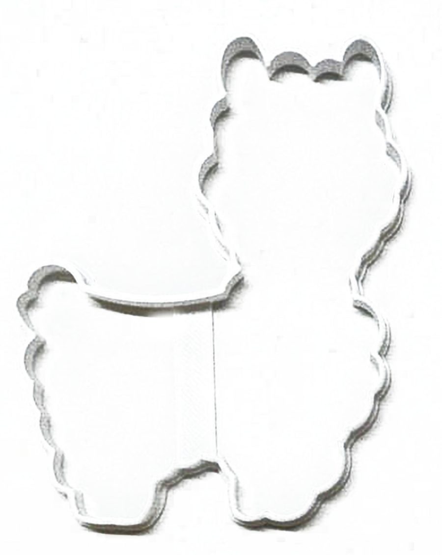 Baby Llama Alpaca Cria Outline Farm Ranch Animal Cookie Cutter USA PR3117