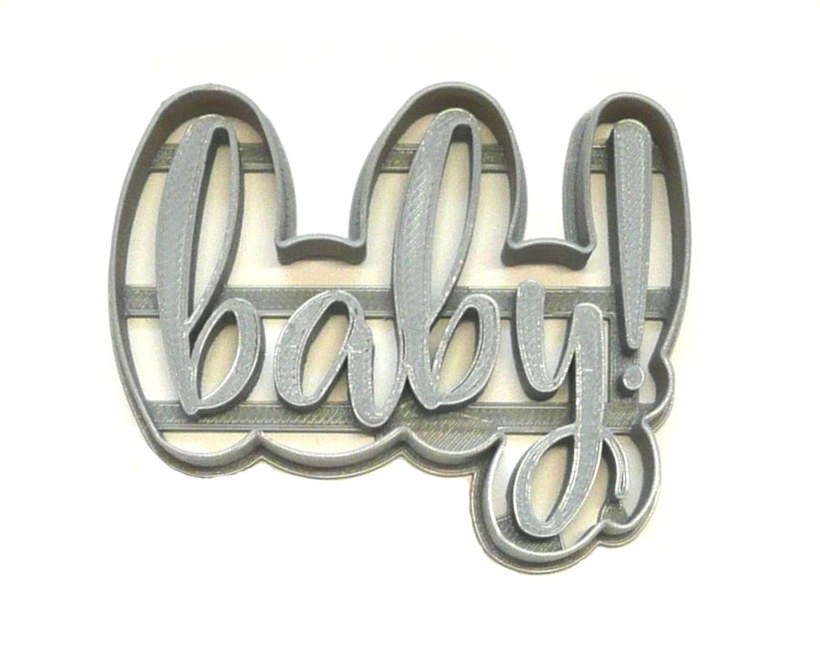 Baby Word Gender Reveal Shower Announcement Party Cookie Cutter USA PR2523