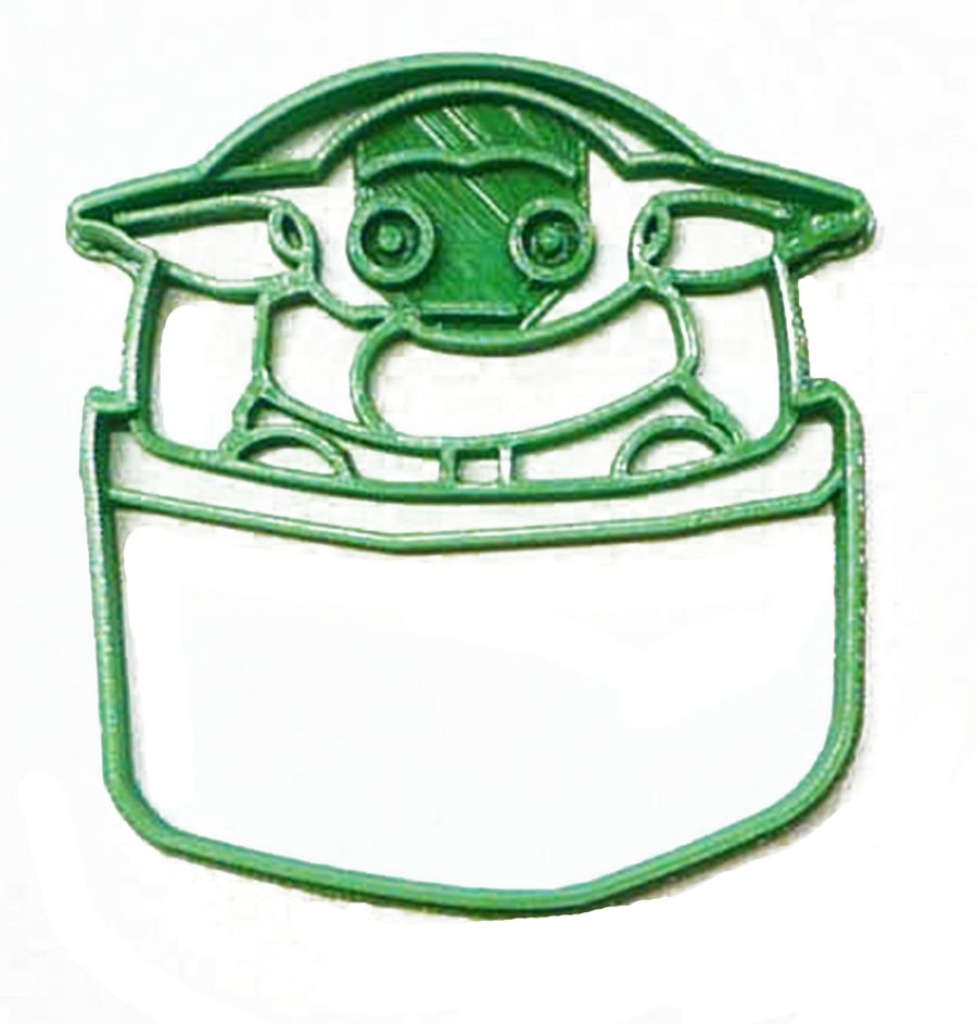 Baby Yoda In Pod Adorable Green Space Child Star Wars Cookie Cutter USA PR3302