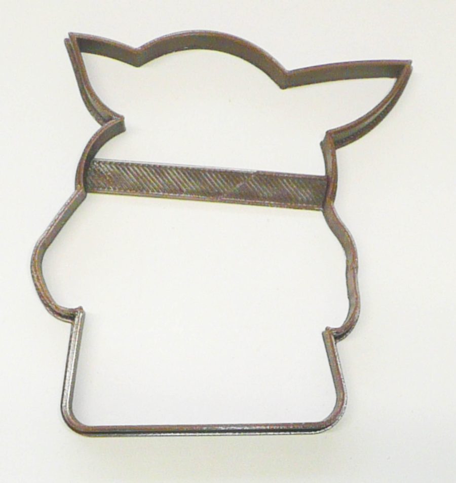 Baby Yoda Outline Pose 2 Adorable Space Child Star Wars Cookie Cutter USA PR3357