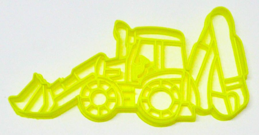 Backhoe Digger Excavating Construction Equipment Cookie Cutter USA PR3231