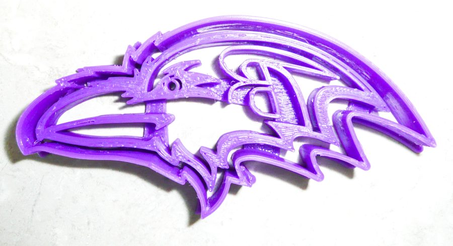 Baltimore Ravens NFL Football Sports Logo Cookie Cutter 3D Printed USA PR974