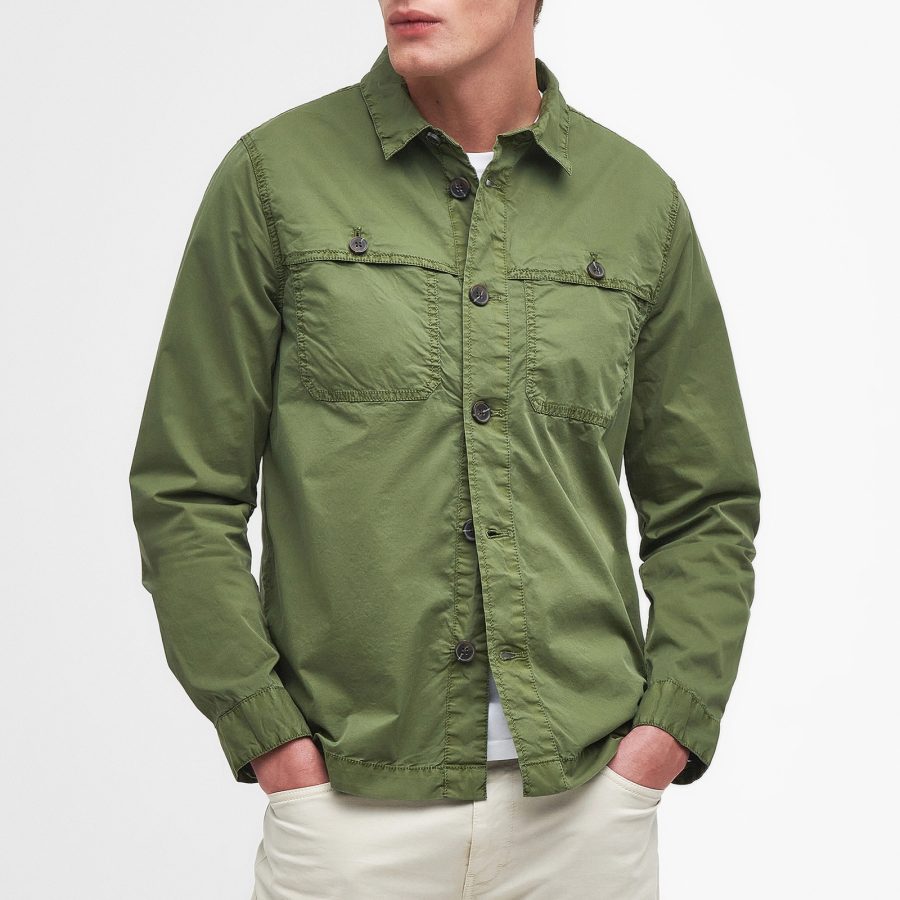 Barbour Heritage Sidlaw Cotton-Blend Overshirt - S