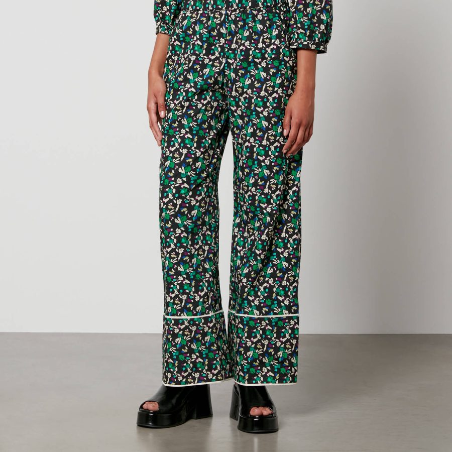 Baum und Pferdgarten Nala Floral-Print Cotton Trousers - EU 40/UK 12