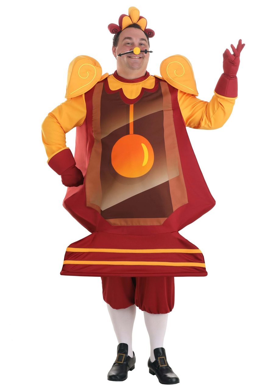 Beauty and the Beast Cogsworth Men's Plus Size Costume