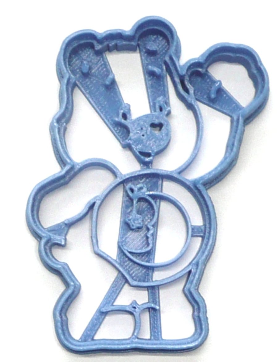 Bedtime Bear Blue Sleeping Crescent Moon Care Bears Cookie Cutter USA PR3984