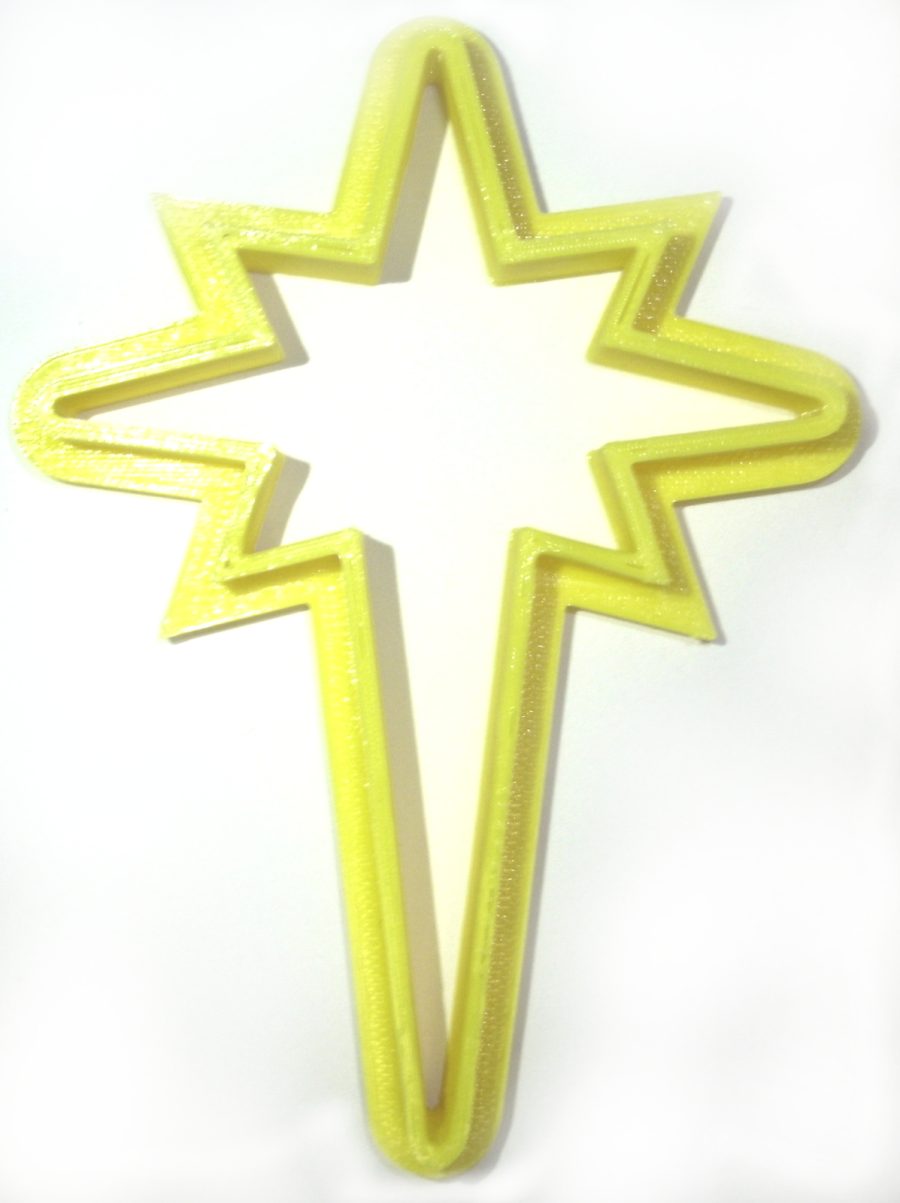 Bethlehem Star Nativity Christmas Gospel Cookie Cutter 3D Printed USA PR886