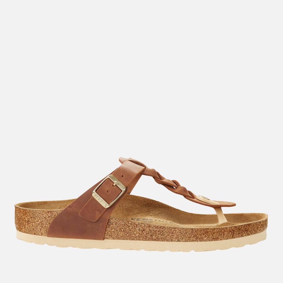 Birkenstock Gizeh Braided Leather Sandals - EU 43/UK 9